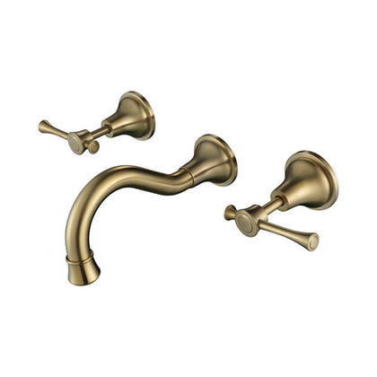 Montpellier Wall Spa & Sink Set Brushed Bronze