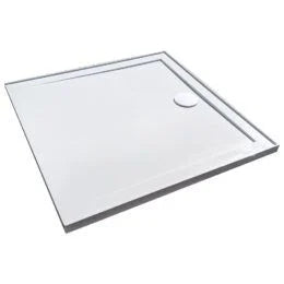 Square Shower Base 90*90 Rear Outlet