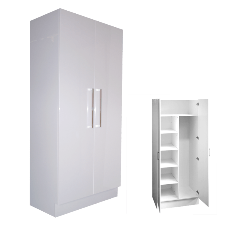 Freestanding broom cupboard deals