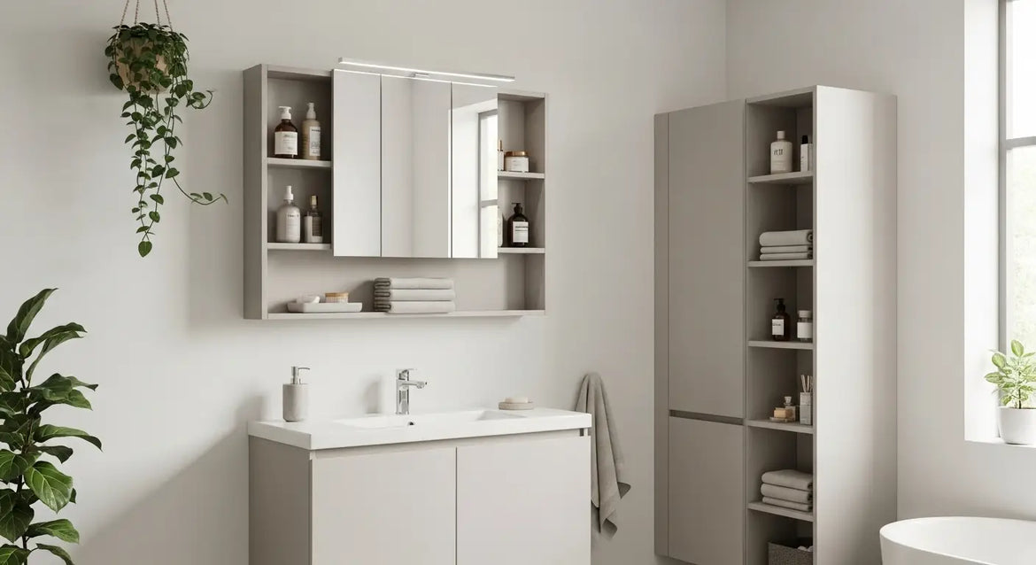 A Perth Homeowner’s Guide to Choosing the Ideal Bathroom Storage Cabinet