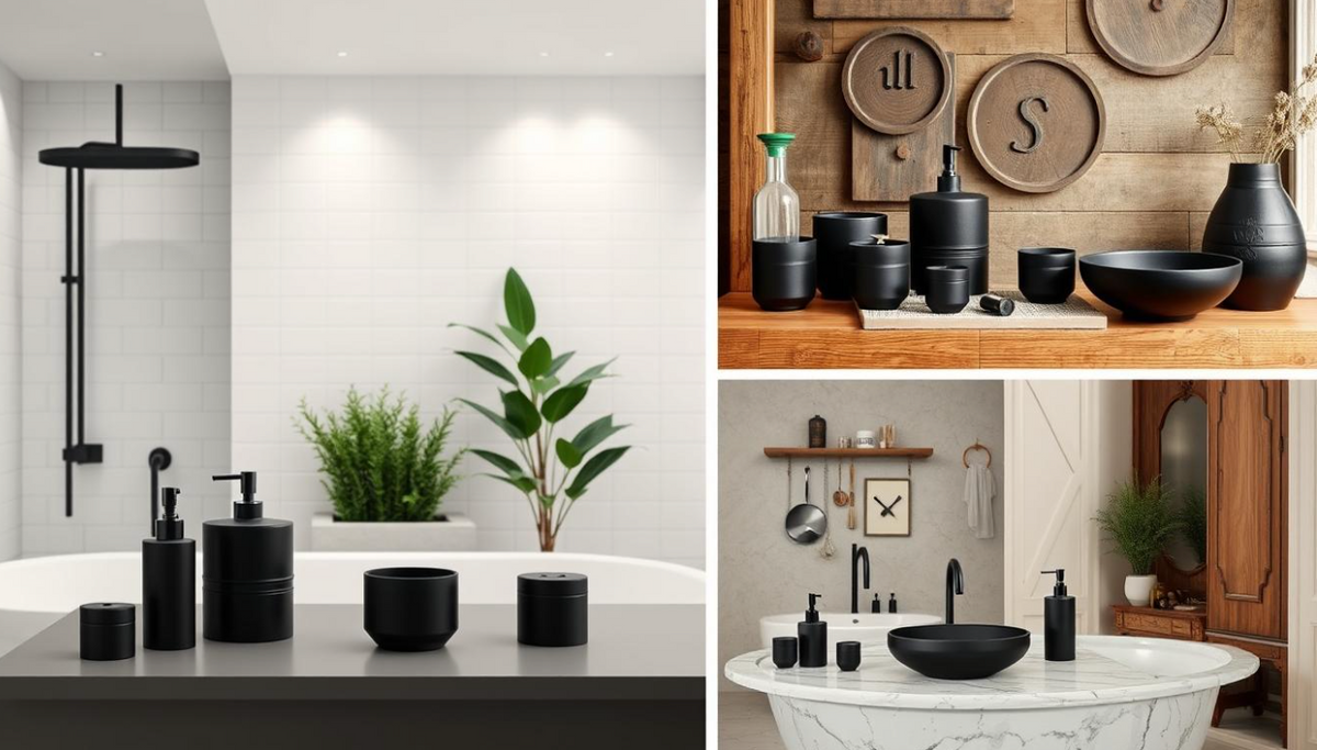 Black Bathroom Accessories Australia: Redefine Space with Fahm ...