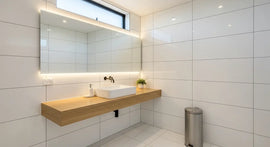 Elegant Stainless Steel Bathroom Bin Perth in Modern Bathroom Design.