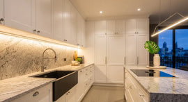 Premium Kitchen Sinks & Cabinets Perth - Stylish & Durable Options in a modern luxury kitchen