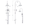 Bordeaux Shower Column Set – Brushed Nickel