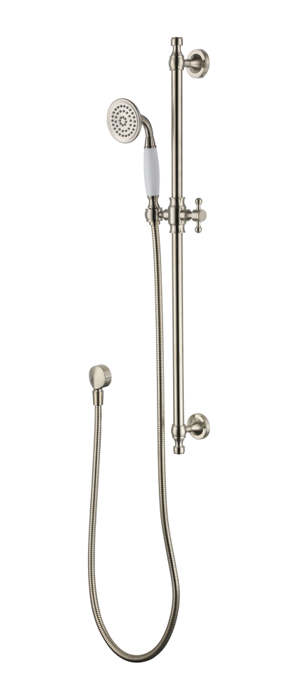 Bordeaux Shower On Rail – Brushed Nickel