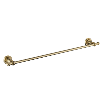 Medoc Single Towel Bar 600mm Brushed Bronze