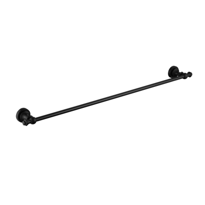 Medoc Single Towel Bar 750mm Matte Black