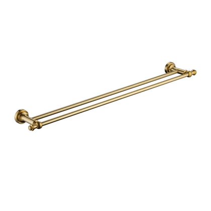 MedMedoc Double Towel Bar 750mm Brushed Bronzeoc Double Towel Bar 750mm Chrome