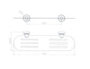Medoc Metal Shelf Matte Black