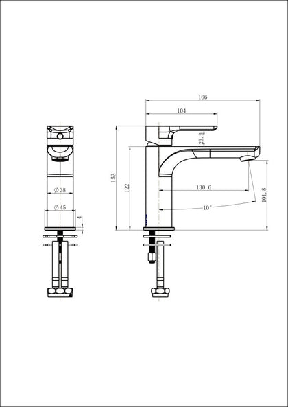 Nova Basin Mixer – Brushed Nickel