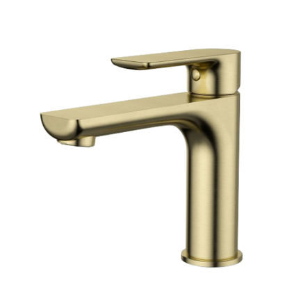 Nova Basin Mixer – Brushed Bronze