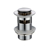 POP UP WASTE 32MM BRUSHED CHROME W/O