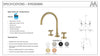 Ryker Kitchen Sink Set Brushed Bronze