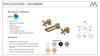 Ryker Shower Set Brushed Bronze