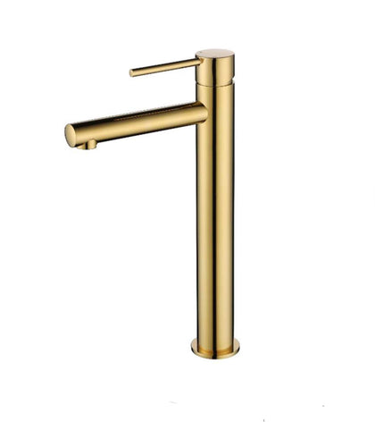 Star Mini High-Rise Basin Mixer - Polished Brass