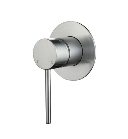 Star Mini Shower Mixer – Brushed Chrome