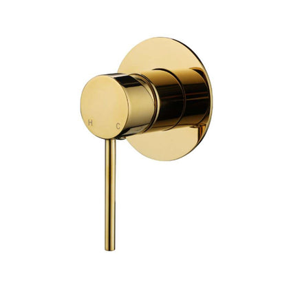 Star Mini Shower Mixer – Polished Brass