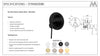 Star Mini Diverter Shower Mixer Matte Black