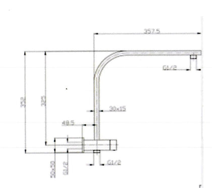 2 IN 1 SHOWER COLUMN BLACK