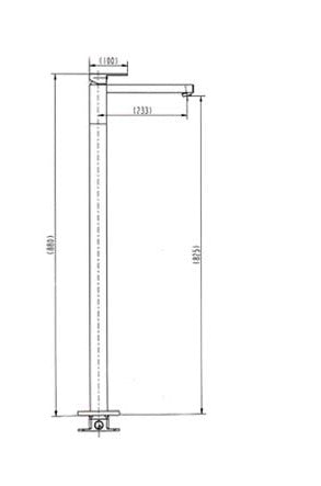 FLOOR STANDING BATH MIXER