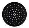 ROUND SHOWER ROSE BLACK 250MM