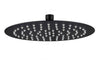 ROUND SHOWER ROSE BLACK 250MM