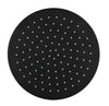 ROUND SHOWER ROSE BLACK 200MM