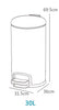 STAINLESS STEEL BIN 30L
