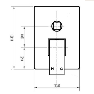 Sun Range Diverter Bath/Shower Mixer