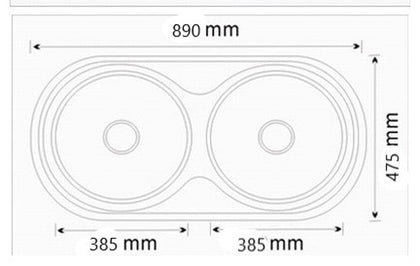 Kitchen Sink 890 DOUBLE BOWL