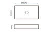 On Counter Basin Product FBB-7028A