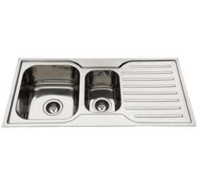 Excellence Squareline Double Bowl Sink