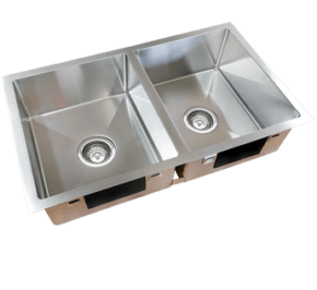 Excellence Squareline Double Bowl Sink