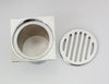 SQUARE SLOTTED FLOOR GRATE 80*65MM