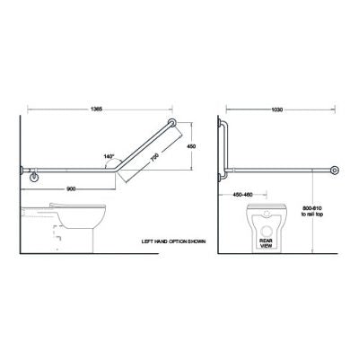 Assist Grab Rail Angle Left Spec