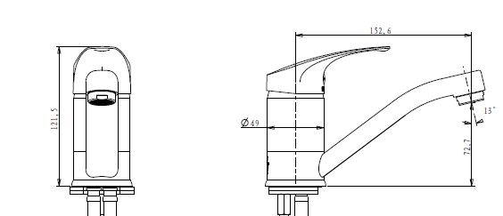 Autumn Range Swivel Basin Mixer