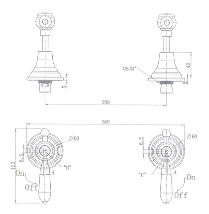 Bordeaux Wall Assemblies Chorome