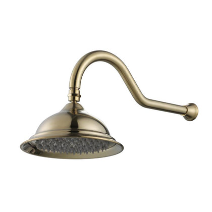 Bordeaux Shower Arm & Shower Rose Brushed Bronze