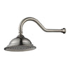 Bordeaux Shower Arm & Shower Rose Brushed Nickel