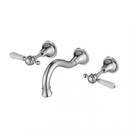 Bordeaux Bath & Spa Wall Set Chrome