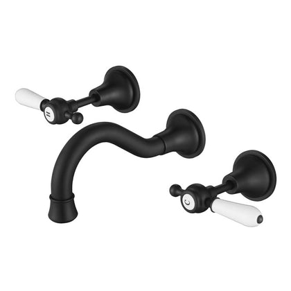 Bordeaux Bath & Spa Wall Set Matte Black