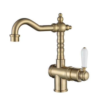 Bordeaux High Rise Basin Mixer Brushed Bronze