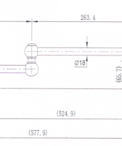 Bordeaux Kitchen Pot Filler Chrome Spec Sheet