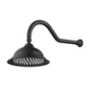 Bordeaux Shower Arm & Shower Rose Matte Black