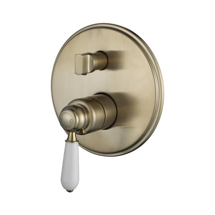 Bordeaux Shower Wall Mixer Brushed Bronze in Perth