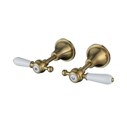 Bordeaux Wall Assemblies Set Brushed Bronze