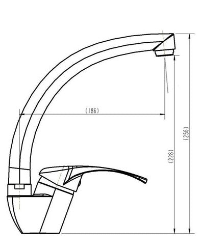 Gooseneck Kitchen Mixer