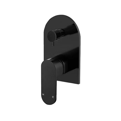 EVA DIVERTER SHOWER MIXER MATTE BLACK