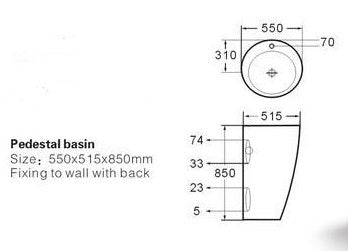 Free Standing Basin