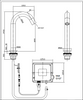 Hob Mount Sensor Tap